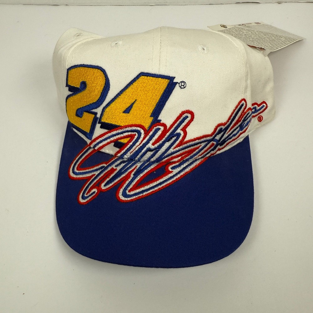 VTG Chase Authentics Snapback Hat OSFA White Blue New Jeff Gordon #24 NASCAR